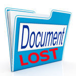 property documents lost by bank